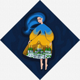 Картина по номерам Берегиня Софиевская Идейка KHO4916 30х30 см