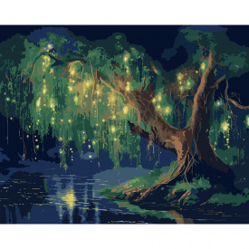 Картина за номерами Santi Таємниче дерево 40х50 см Різнокольоровий (955076)