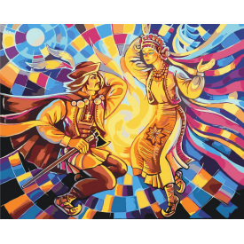 Картина за номерами BrushMe серії Патріот "Коломийка" Олег Лобурак 40х50см BS53316