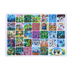 Дерев'яний пазл "Український алфавіт" Ubumblebees ПСФ138 PSF138