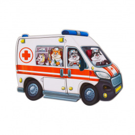 Дерев'яний пазл-сортер "Швидка допомога" Ubumblebees ПСФ020 PSF020