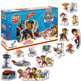 Дитячий набір магнітів Щенячий патруль "Веселі пригоди" Magdum ML4034-01 20 шт