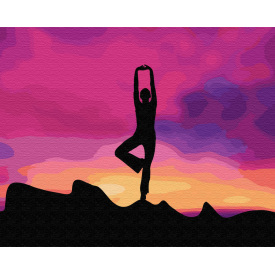 Картина по номерам Brushme Асана йоги GX34817