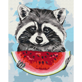 Картина за номерами BrushMe "Літній єнотик" 40х50см BS51697