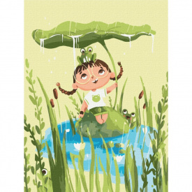 Картина за номерами Фея озерця Yana Kozak Brushme KBS0125 30х40 см