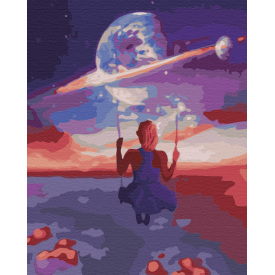 Картина за номерами Brushme Космічні мрії 40х50 см Різнокольоровий BS51500