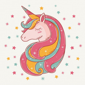 Розпис на полотні Мрійлива єдиноріжка Art Craft 15001-AC 30х30 см