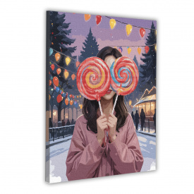 Картина за номерами з алмазною мозаїкою Santi Солодкі льодяники 40x50 см (954938)