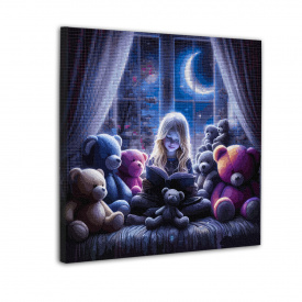 Картина за номерами з алмазною мозаїкою Santi Казка на ніч 40x40 см (955345)