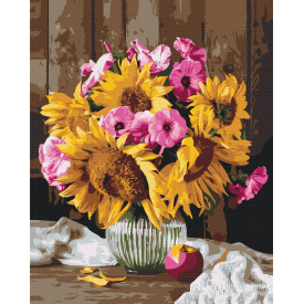 Картина за номерами BrushMe "Дачний букет" 40х50см BS52735