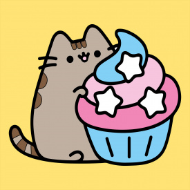 Картина за номерами Santi Пушин Кексик 25х25 см Різнокольоровий (955038)