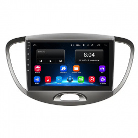 Штатна магнітола Lesko для Hyundai i10 I 2007-2013 екран 9" 2/32Gb/ Wi-Fi Optima GPS Android Хюндай