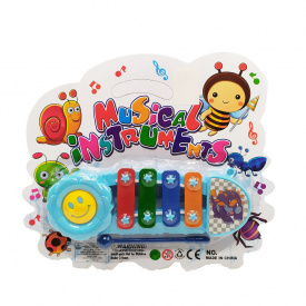 Музична іграшка Ксилофон Bambi Y9093 16 см Блакитний