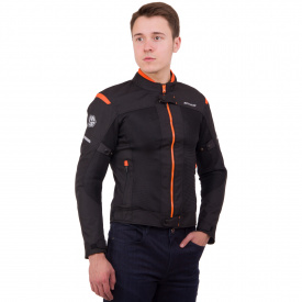 Мотокуртка с защитой SCOYCO JK158 L Черный-оранжевый