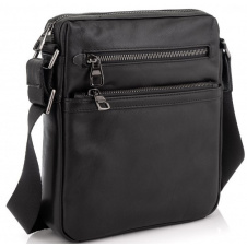 Чоловіча сумка Tiding Bag S9830A 22x25x6 см Чорний (2405863723)