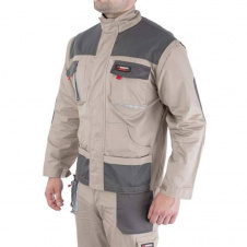 Куртка рабочая 2 в 1 INTERTOOL SP-3035 100% хлопок, плотность 180 г/м2, XXL