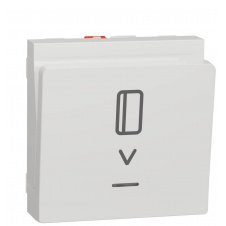 Карточный выключатель Schneider Electric NU328318 с подсветкой 10А 2М (белый)