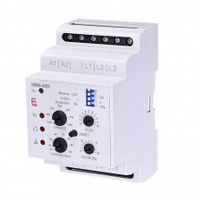 Реле контроля фаз ETI 002471430 HRN-43N 400V AC (3F 2x16A AC1) с нейтралью