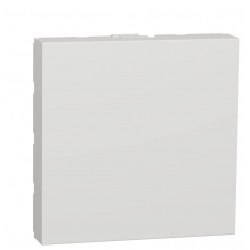 Заглушка Schneider Electric NU986618 для розетки 45х45 (белая)