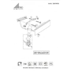 Бра TRIO CONCHA 225174742 Самбор