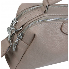 Жіноча сумка крос-боді Borsacomoda 16x16x10 см Бежевий (2535266722) Житомир