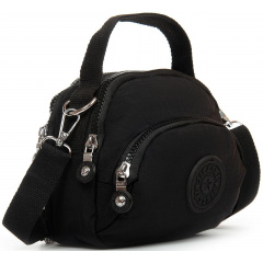 Жіноча сумка крос боді JIELSHI 19x15x10 см Чорний (2534885731) Хуст
