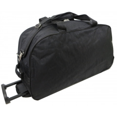 Сумка дорожня на колесах Wallaby 10428-2 M 60x34x28 см Чорний (1536245552) Слов'янськ