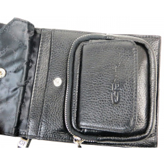 Чоловіча сумка на плече Giorgio Ferretti B90001 2x18x14 см Чорний (1685666579) Житомир