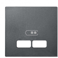 Накладка USB розетки Schneider Electric Merten System M MTN4367-0414 (антрацит) Херсон