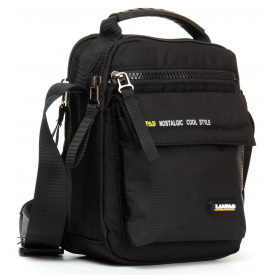 Сумка чоловіча LANPAD LAN4118 18x20x10 см Чорний (2296631715)