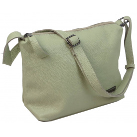 Женская наплечная сумка Borsacomoda 30x22x11 см Салатовый (2590229397)