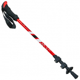 Палка треккинговая planeta-sport для скандинавской ходьбы TY-0468 RAICO l-55-63см Красный