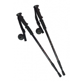 Палки для треккинга Antishock пара Black (001)