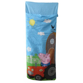 Летний спальный мешок Sam Peppa Pig 170х70 см Голубой (IAN389109 Peppa)