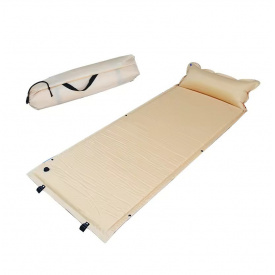 Коврик надувной с подушкой Solve 185x70 см KT6003334 Койот