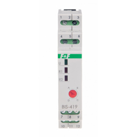 Импульсное бистабильное реле BIS-419-LED, 4 функции, 230В