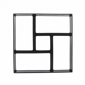Форма для виготовлення тротуарної плитки Lesko P40X40 40х40 см Black 13520-85827