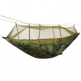 Гамак туристический подвесной RIAS 260х140 см с москитной сеткой Camo (3_02729)
