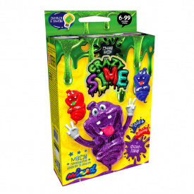 Дитячий набір для проведення дослідів "Crazy Slime" Danko Toys SLM-02 укр Фіолетовий
