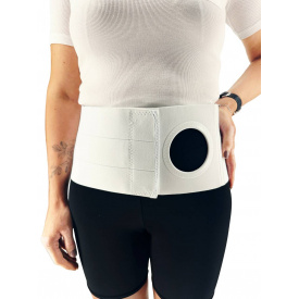 Бандаж абдомінальний з отвором MED1 TJ-407 XL White