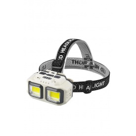 Фонарь налобный аккумуляторный Charger HX-816S PL-124 1*18650 СОВ Type-C с красным светом