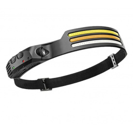 Фонарь налобный аккумуляторный с датчиком движения и красным светом JCB СOBA CB-689-3