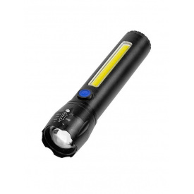 Фонарь ручной с встроенным аккумулятором и зарядкой X-BALOG BL-C62 XPE + COB USB