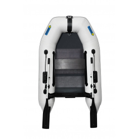 Лодка моторная пвх одноместная ΩMega 210M S серая