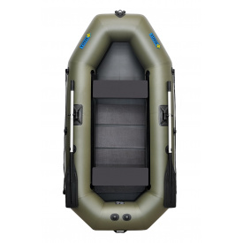 Лодка пвх гребная надувная двухместная ΩMega 250LS PS хаки