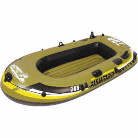Лодка надувная Jilong Fishman 200 SET 218х110х26 см Хаки (607759)