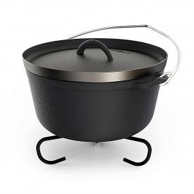 Котелок GSI Outdoors Litecast Dutch Oven 5 Qt 4,7 л Черный (1099-60600)