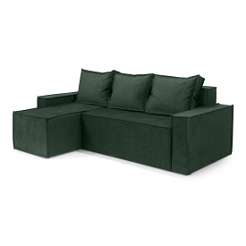 Кутовий диван Честер (240 × 150 см, смарагдовий) ІМІ
