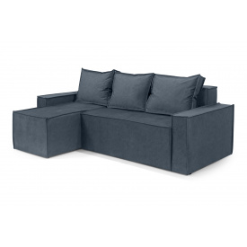 Кутовий диван Честер (240 × 150 см, синьо-сірий) ІМІ