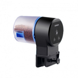 Автоматическая кормушка для аквариума Sunsun AK-01S для рыб 14х8х12 мм Черный (AK-01S)